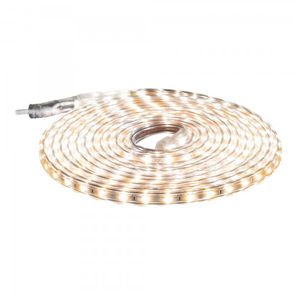 Tira led 230v ip65 smd2835  5mts calida