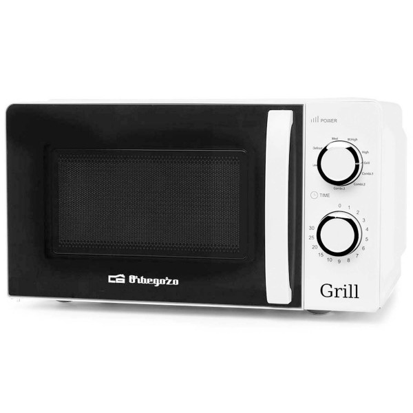Orbegozo mig2130 blanco microondas 700w 20l grill