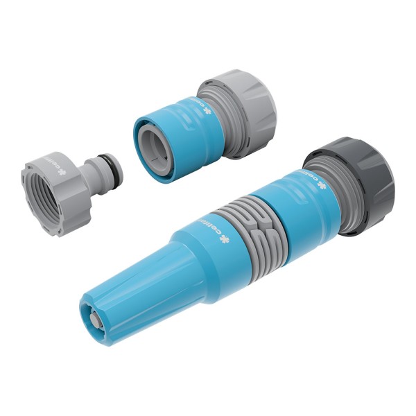 Lanza de riego y conectores cellpro 6 bar, 2 funciones, ¾ pulg, blister